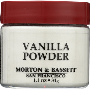Morton & Bassett, Seasoning Vanilla Powder, 1.1 Oz
