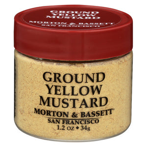 Morton & Bassett, Mustard Yellow Ground, 1.2 Oz(Case Of 3)