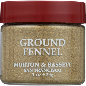 Morton & Bassett, Seasoning Fennel Ground, 1 Oz(Case Of 3)