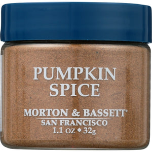 Morton & Bassett, Seasoning Pumpkin Spice, 1.1 Oz(Case Of 3)