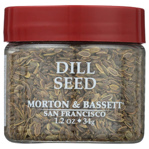 Morton & Bassett, Seasoning Dill Seed, 1.2 Oz(Case Of 3)