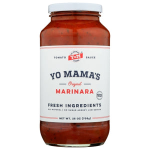 Sauce Pasta Marinara Case of 6 X 25 Oz by Yo Mamas Foods