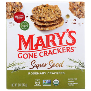 Mary's Gone Crackers, Cracker Rosemary, 5 Oz(Case Of 6)