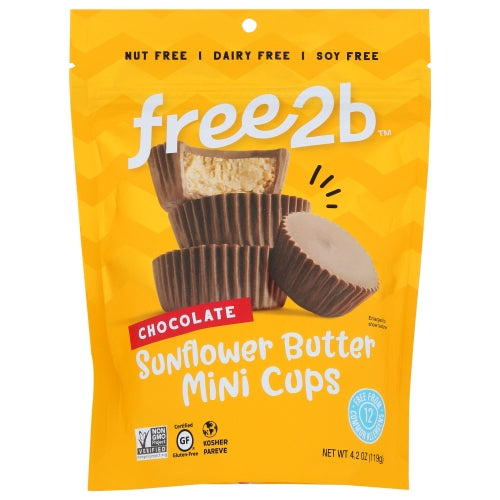 Free2B Foods, Choc Cup Rice Mini, 4.2 Oz(Case Of 6)