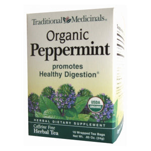 Traditional Medicinals, Organic Peppermint Tea, 16 Bags