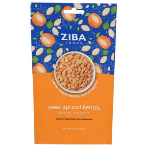 Ziba Foods, Kernel Aprct Rstd Sltd, 5.3 Oz