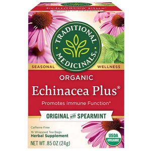 Traditional Medicinals, Organic Echinacea Plus Tea, 16 Bags
