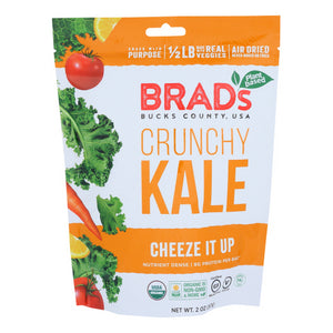Brads Plant Based, Crunchy Kale Cheeze It Up, 2 Oz(Case Of 12)
