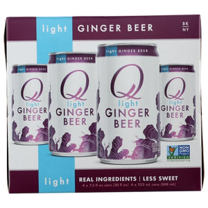Q Tonic, Mixer Ginger Beer Lte 4Pk, 30 Oz(Case Of 6)