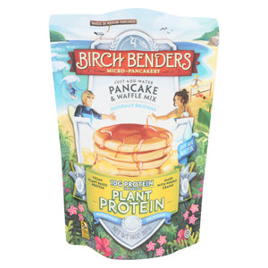 Birch Benders, Pancake & Waffle Mix Plant Protein, 14 Oz(Case Of 6)