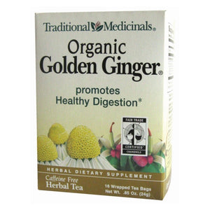 Traditional Medicinals, Organic Golden Ginger Digest Tea, 16 Bags