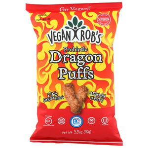 Veganrobs, Puffs Dragon, 3.5 Oz(Case Of 12)
