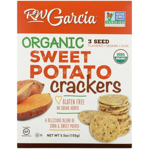 Rw Garcia, Cracker Sweet Potato Org, Case of 6 X 5.5 Oz