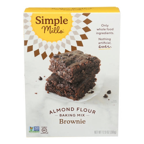 Simple Mills, Brownie Mix Almond Flour, 12.9 Oz(Case Of 6)