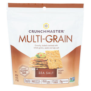 Crunchmaster, Grain Cracker Sea Salt, 4 Oz(Case Of 12)