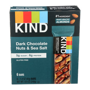Kind Fruit & Nut Bars, Dark Chocolate Nuts & Sea Salt, 8.4 Oz