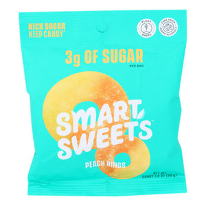 Smartsweets, Gummy Peach Rings, 1.8 Oz(Case Of 12)