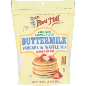 Mix Pancake Waffle Btrmlk Case of 4 X 24 Oz by Bobs Red Mill