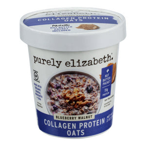 Purely Elizabeth, Blueberry Walnut Protein Oat Cup, 2 Oz(Case Of 12)