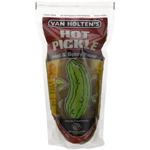 Van Holtens, Pickle Jumbo Hot, 1 Count