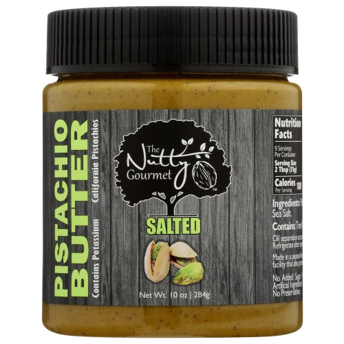 The Nutty Gourmet, Pistachio Butter Salted, 10 Oz