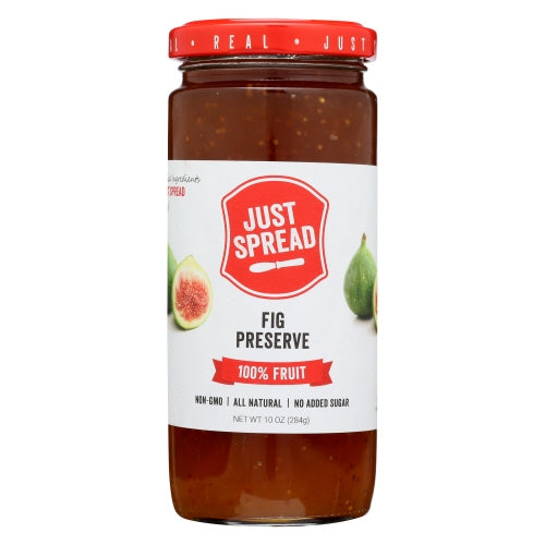 Just Spread, Preserve 100Pct Fruit Fig, 10 Oz(Case Of 6)