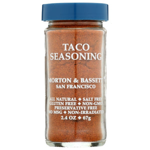 Morton & Bassett, Seasoning Taco, 2.4 Oz(Case Of 3)