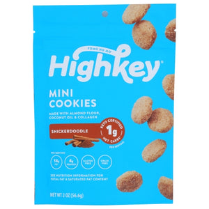 High Key Snacks, Cookies Snickerdoodle, 2 Oz(Case Of 6)