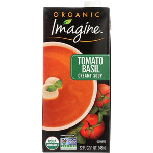 Imagine, Soup Crmy Tmo Basil Org, 32 Oz (Case of 6)