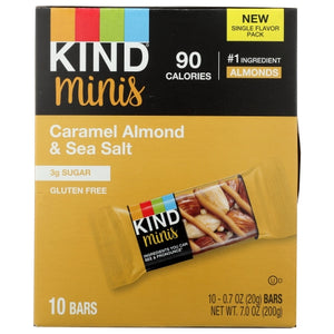 Kind Fruit & Nut Bars, Bar Crml Almnd Sea Salt, 7 Oz(Case Of 8)
