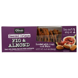 Olinas Bakehouse, Crisps Fig & Almnd Seeded, 5.3 Oz(Case Of 12)