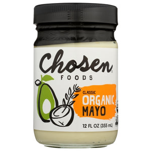 Chosen Foods, Classic Mayo Org, 12 Oz(Case Of 6)