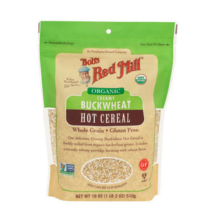 Bobs Red Mill, Organic Creamy Buckwheat Hot Cereal, 18 Oz