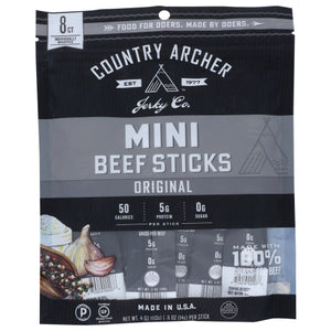 Country Archer, Beef Stick Original Mini, 4 Oz