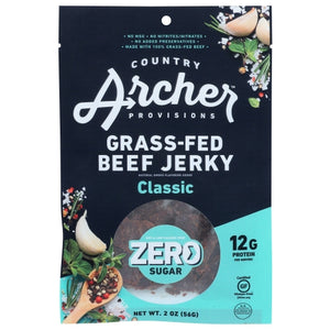 Country Archer, Jerky Beef Classic Ns, 2 Oz(Case Of 12)