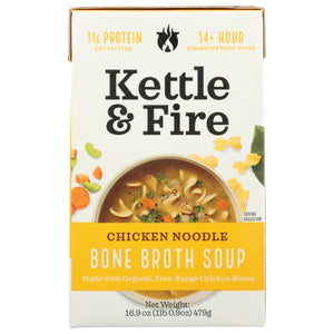 Kettle And Fire, Soup Chicken Noodle, 16.9 Oz(Case Of 6)