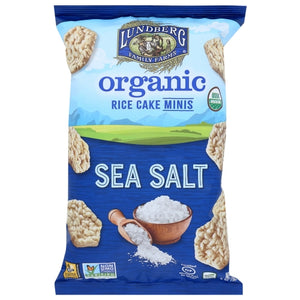 Lundberg, Organic Sea Salt Rice Cake Minis, 5 Oz(Case Of 6)