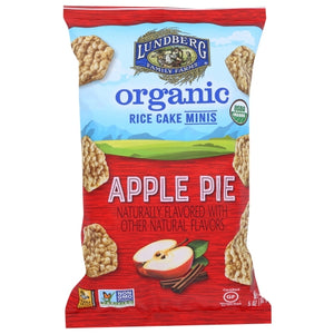 Lundberg, Organic Apple Pie Rice Cake Minis, 5 Oz(Case Of 6)