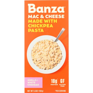 Banza, Pasta Shells Wht Chddr, 5.5 Oz(Case Of 6)