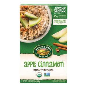 Natures Path, Organic Apple Cinnamon Oatmeal, 14 Oz(Case Of 6)