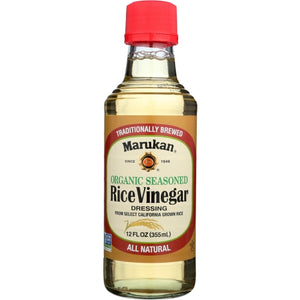 Marukan, Vinegar Rice Ssnd Org, 12 Oz(Case Of 6)