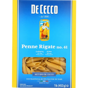 De Cecco, Pasta Penne Rigate, 16 Oz(Case Of 12)