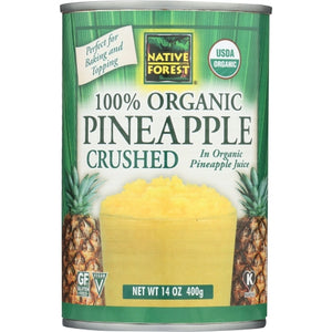 Native Forest, Pineapple Crushed, 14 Oz(Case Of 6)