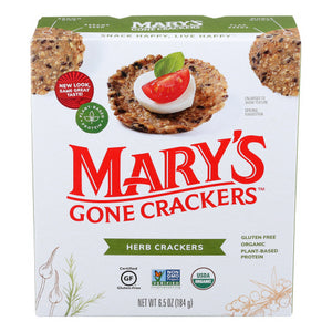 Mary's Gone Crackers, Gluten Free Herb Crackers, 6.5 Oz