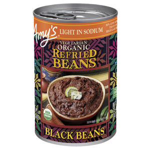 Amys, Organic Refried Black Beans, 15.4 Oz(Case Of 12)