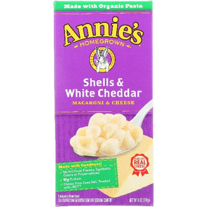 Annie's Homegrown, Shells And White Cheddar Mac And Cheese, 6 Oz(Case Of 12)
