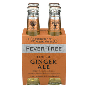 Fever Tree, TreeCoc Ktail Mixer Ginger Ale, 27.2 Oz(Case Of 6)
