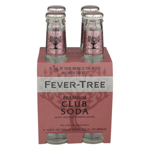 Fever Tree, TreeCoc Ktail Mixer Premium Club Soda, 27.2 Oz(Case Of 6)