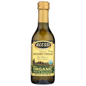 Alessi, Vinegar Balsamic Wht Org, 8.5 Oz(Case Of 6)