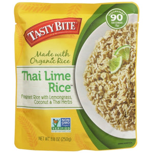 Tasty Bite, Rice Thai Lime, 8.8 Oz(Case Of 6)